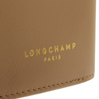 Longchamp etui met notebook in Beige