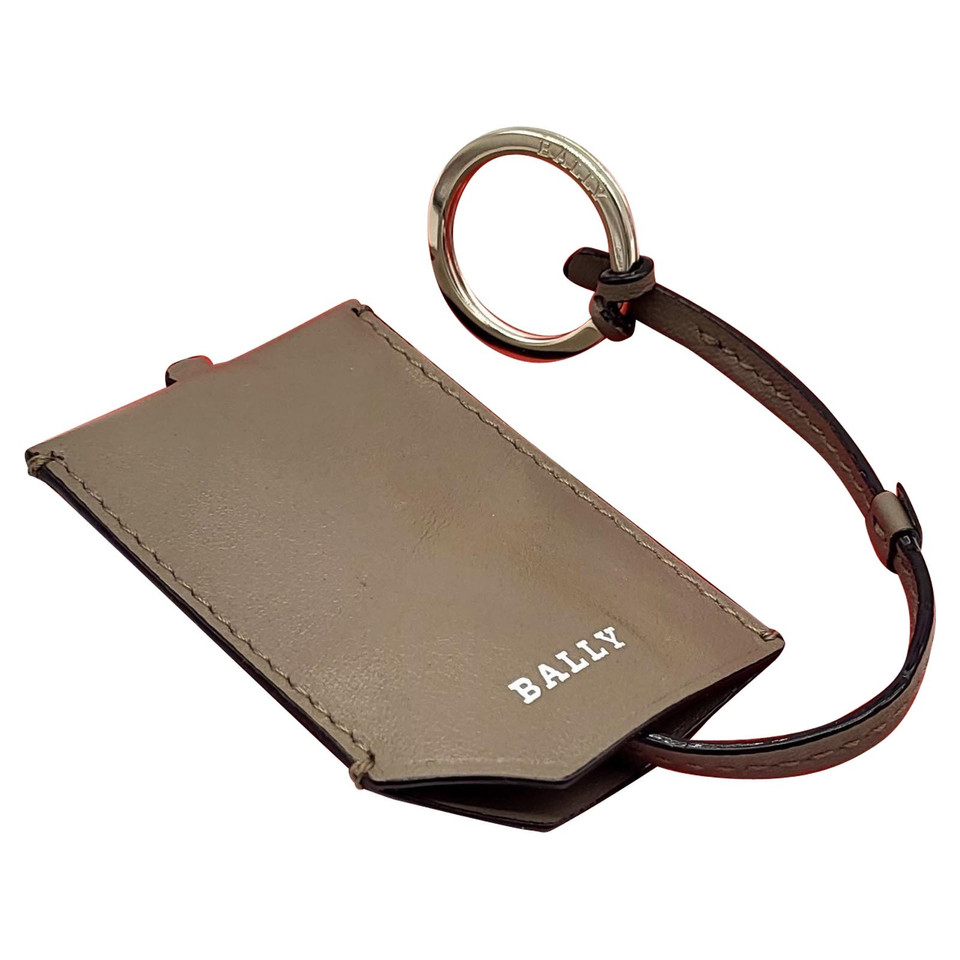 Bally Accessoire aus Leder in Grau