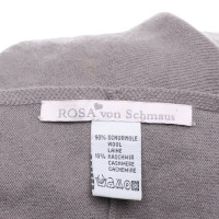 Rosa Von Schmaus Driehoekige sjaal met franjes