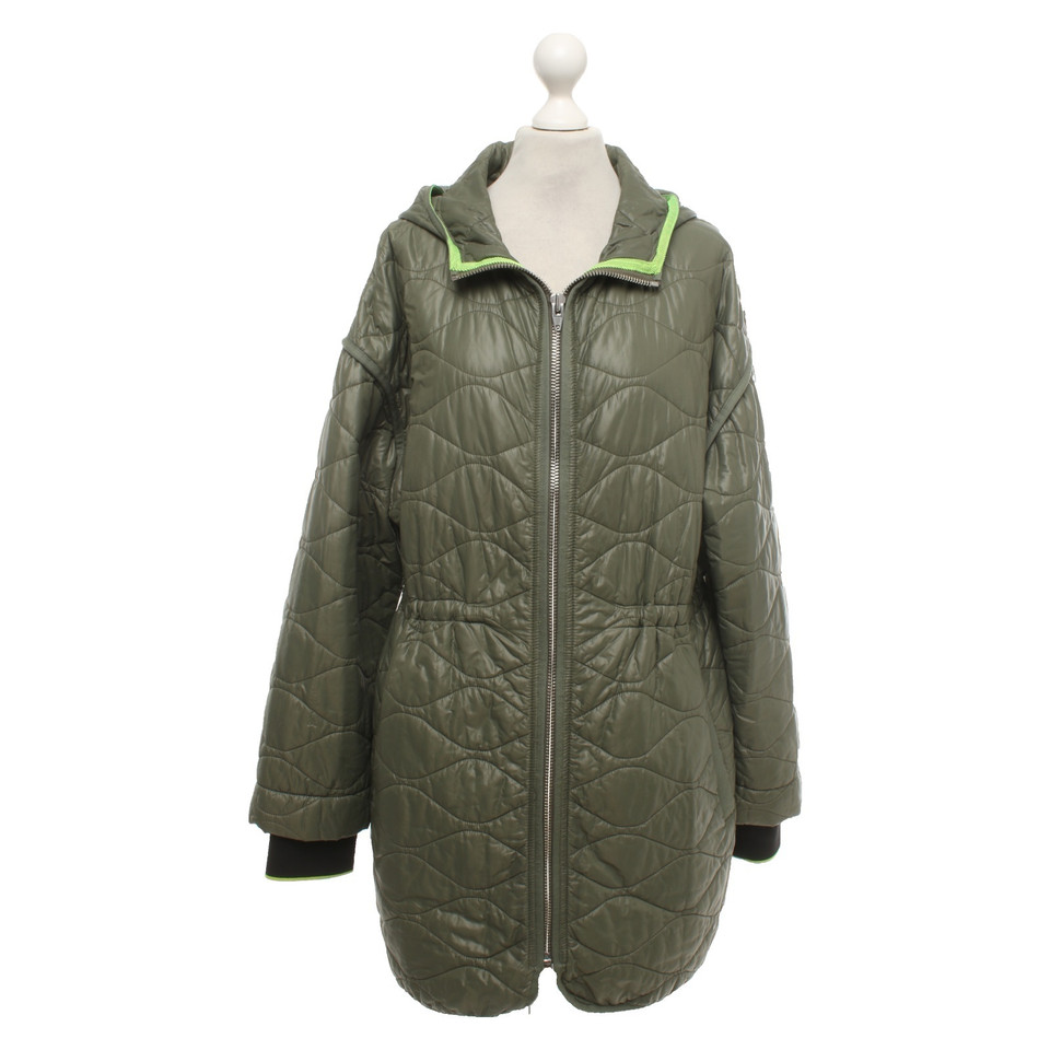 T By Alexander Wang Parka en vert olive