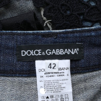 Dolce & Gabbana Gonna in Cotone in Blu