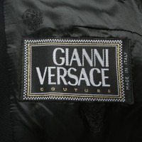 Gianni Versace Blazer Wol in Zwart