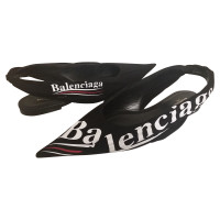 Balenciaga Sandals Canvas in Black