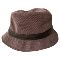 Hermès Hut/Mütze aus Baumwolle in Violett