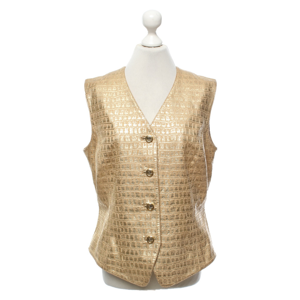 Escada Vest Leer