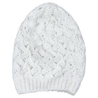 Fabiana Filippi Hut/Mütze aus Wolle in Weiß