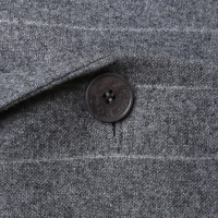 St. Emile Suit with pinstripe pattern in grey / white