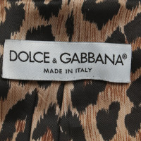 Dolce & Gabbana Nudefarbener coat with belt