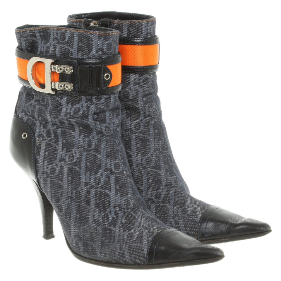 Christian Dior Ankle boots with logo pattern