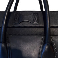 Céline Luggage Leather in Black