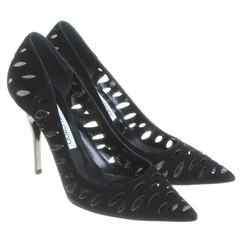 Jimmy Choo Pumps with lace pattern