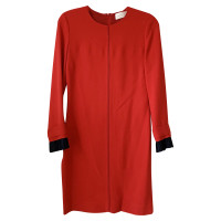 Victoria By Victoria Beckham Kleid Viskose in Rot