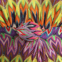 Missoni Jurk met kleurrijke patronen