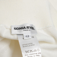 Sonia Rykiel Jupe de coton en blanc