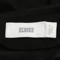 Closed Robe en cuir noir