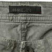 Marc Cain Jeans vita bassa con il reticolo di velluto