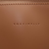 Coccinelle Sac à main en cuir beige