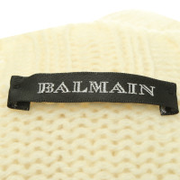 Balmain Knitted sweater in cream