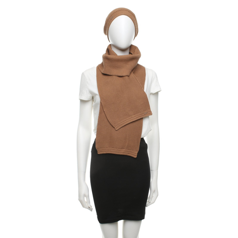 Chloé Scarf/Shawl Cotton in Ochre