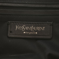 Yves Saint Laurent Borsa a spalla in bianco / nero