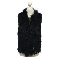 Oakwood Vest Fur in Black