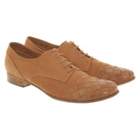 Kennel & Schmenger Lace-up shoes Leather in Ochre