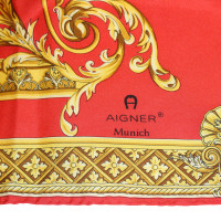 Aigner Tuch in Rot / Gold 