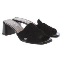 Agl Sandals Leather in Black