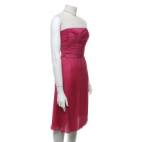 Armani Collezioni Kleid aus Seide in Fuchsia
