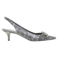 Strenesse Slingback-pumps made of reptile leather