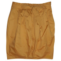 Moschino Love Skirt Cotton in Gold