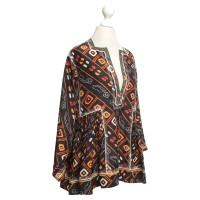 Isabel Marant Zijden blouse met patroon