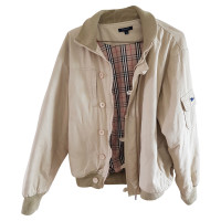 Burberry Jacke/Mantel aus Baumwolle in Beige