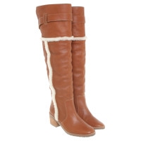 Michael Kors Leather boots and lambskin