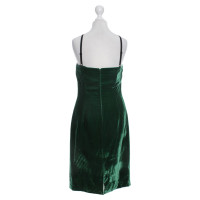 Dolce & Gabbana Velvet dress in green
