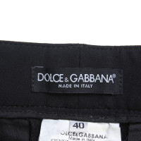 Dolce & Gabbana pantalon de costume en noir