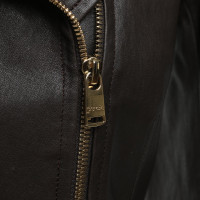 Jitrois Leather jacket in brown