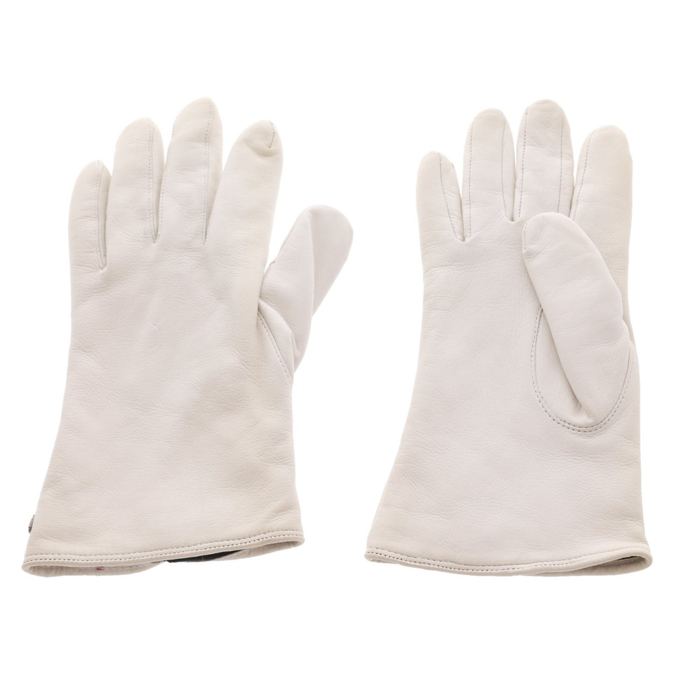 Roeckl Handschuhe aus Leder in Weiß