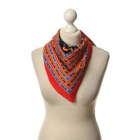 Yves Saint Laurent Kleurrijke zijden sjaal