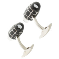Mont Blanc cuff links in black/silver