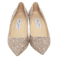 Jimmy Choo Pumps/Peeptoes in Huidskleur