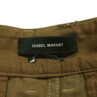 Isabel Marant Trousers Cotton in Khaki