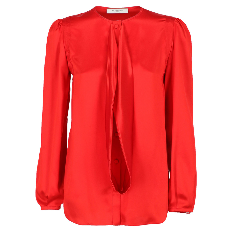 Givenchy Top Silk in Red