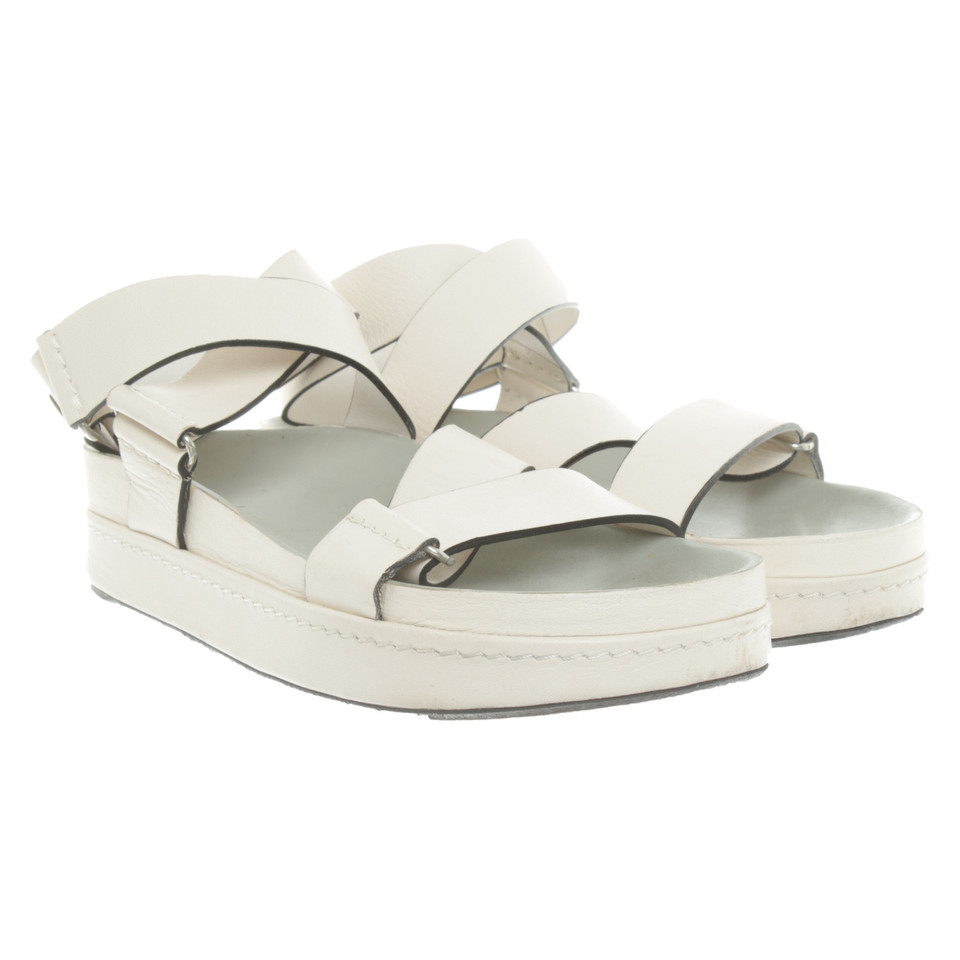 By Malene Birger Sandals Leather in Cream