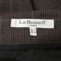 L.K. Bennett skirt with glencheck pattern