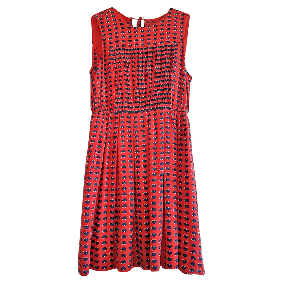 Marc By Marc Jacobs Kleid aus Seide in Rot