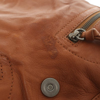 Boss Orange Shoulder bag Leather in Brown