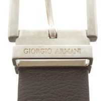 Giorgio Armani riem in donkerbruin