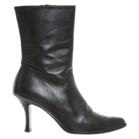 Donna Karan Bottines en Cuir en Noir