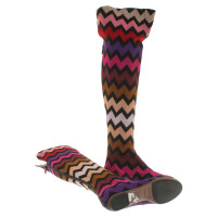 Missoni Overknees in Multicolor